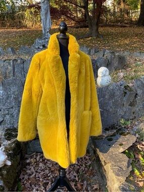 Free People APPARIS Faux Fur Coat Size L